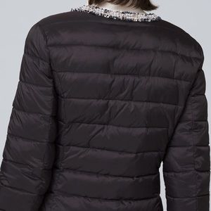 Black light down jacket